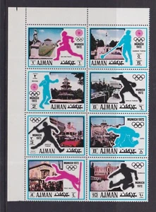 Ajman 1971 - Juegos Olímpicos de Invierno Sapporo - Mi-726-733 - Perfecto. - MNH - Imagen 1 de 1