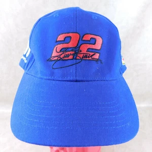 KURT BUSCH #22 Nascar RACING BLUE Pennzoil MOPAR Cap HAT Penske - Picture 1 of 9