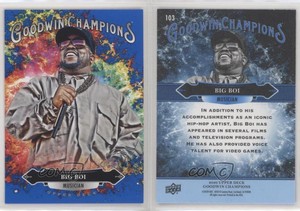 2020 Upper Deck Goodwin Champions Splash of Color Royal Blue Big Boi #103