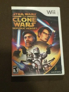 Nintendo Wii Video Game Star Wars The Close Wars Republic Heroes Rated T - Picture 1 of 3