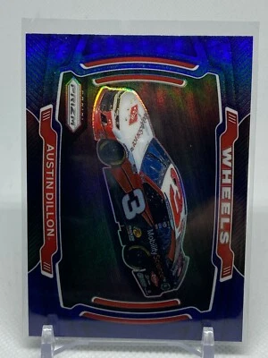 2021 Panini Prizm Wheels Reactive Blue Austin Dillon #70  - Image 1 of 2