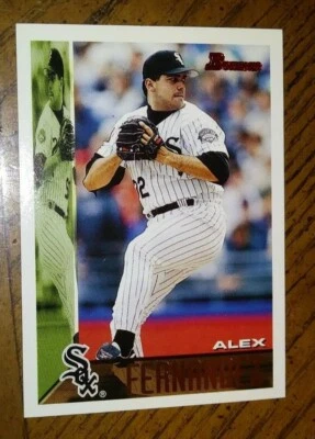1995 - Topps Bowman - Alex Fernandez -  Card # 313 - Image 1 of 2