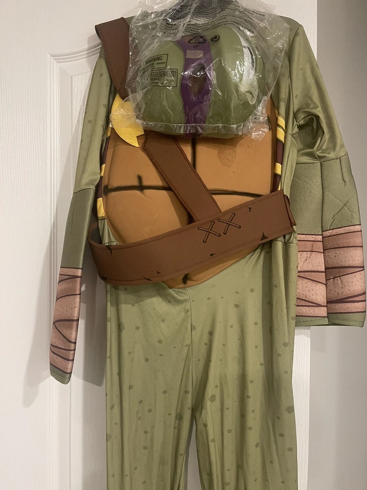 Disfraz para niños TMNT Adolescente Mutante Tortuga Ninja Donatello Muscular Talla Mediana Foto 1 de 1