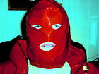 Lackmaske mit Gesichtsöffnungen,Vinylmask, Alloverfacemask, Shiny