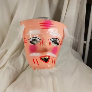 Disfraz Folclórico Halloween Viejo Papel Maché Máscara de Danza Mexicana Huehues Viejitos - Imagen 1 de 8