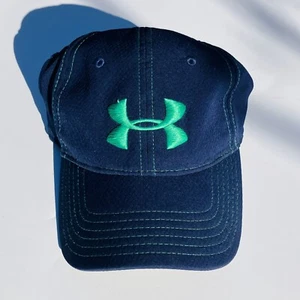 Under Armour PGA National Golf Hat Baseball Cap Blue Green Adjustable Strap Mens - Picture 1 of 8