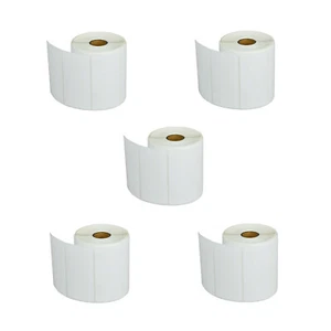 5 Rollen 102mmx50mm Versand 810 Etiketten RDS03U1 RD-S03U1 für Brother RJ-3150 4x2 - Bild 1 von 11