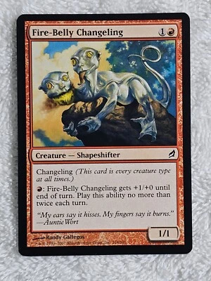 MTG Fire-Belly Changeling #164 Lorwyn (LRW) 2007 Magic Gathering Card NM - Image 1 of 4