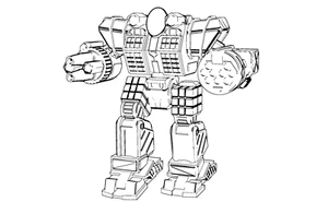 Tundra Wolf | CGL 1:265 Scale Battlemech | Battletech Miniature - Picture 1 of 1