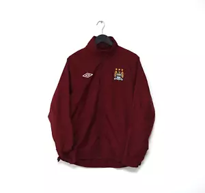 2010/12 MANCHESTER CITY Vintage Umbro Football Hooded Jacket (M) - Picture 1 of 10
