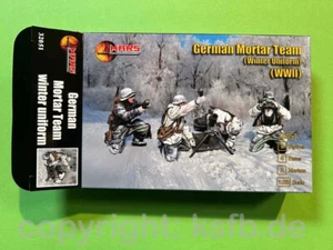 NEU 1/32 MARS 32051 WKII Deutsches Granatwerfer Team Winter Soldaten Figuren - Bild 1 von 3