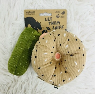 LambWolf Collective bagel and pickle two piece set - Image 1 of 3