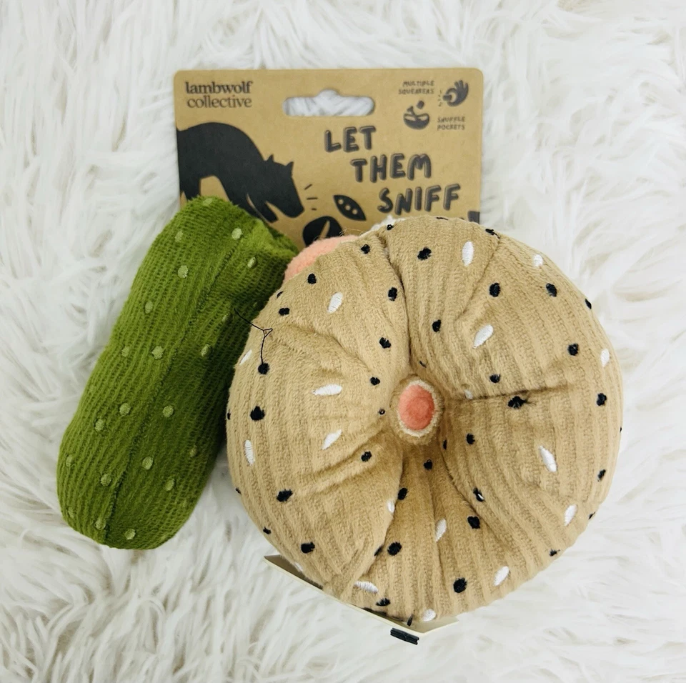 LambWolf Collective bagel and pickle two piece set - Image 1 of 3