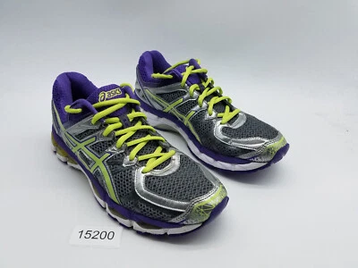 Asics Gel-Kayano 21 Women's Size 10 Running Shoes Gray Purple - Image 1 of 4