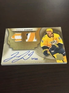 Tanner Jeannot 2022-23 UD THE CUP Honorable Numbers Auto Patch /41 - Picture 1 of 2