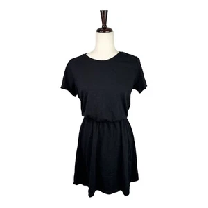 Old Navy Womens Black Short Sleeve Dress Size Medium A89 - Picture 1 of 4
