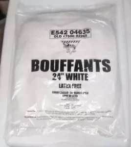 (100) Workhorse Bouffants 24" White Latex Free Head Cover Food Hair Net Service - Picture 1 of 2