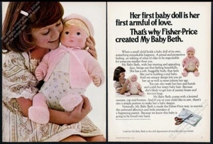 1978 My Baby Beth photo Fisher Price toys vintage print ad - Picture 1 of 7