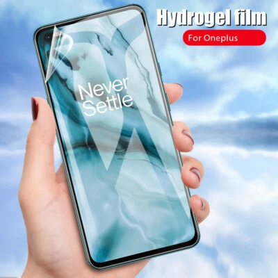 Soft Full Cover For Oneplus Nord 2T 10 Pro 9RT 8T Pro 8 7T Pro Ace Hydrogel Film - Image 1 of 4