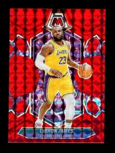 2023-24 MOSAIC RED PRIZM #92 LeBRON JAMES LAKERS - Picture 1 of 1