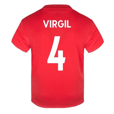 Liverpool FC Mens Virgil 4 Polyester T-Shirt (GF412) - Image 1 of 3