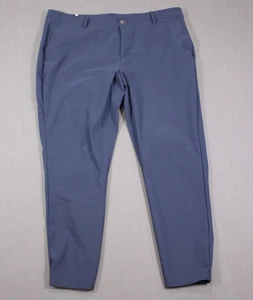 Pantalones de golf Rhoback Performance para hombre elásticos azules frentes planos 42" X regular 30" - Imagen 1 de 10