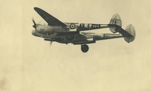 France Aviation Airplane Lockheed P-38 Lightning W-4 Old snapshot Photo 1950 #4 - Picture 1 of 3