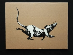 Graffiti, Dismaland, Street Art, Cardboard,original spray,artwork,signed, BANKSY - Picture 1 of 4