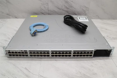 Conmutador Ethernet PoE+ de 48 puertos Cisco WS-C3850-48P-L Catalyst 3850 Foto 1 de 4