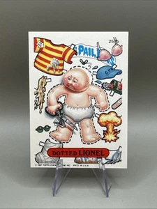 1986 Topps Garbage Pail Kids Dotted Lionel 257b - Picture 1 of 2