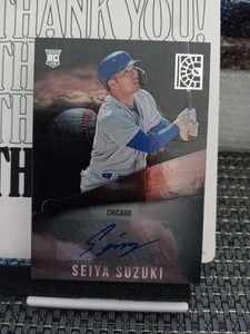 2022 Panini Capstone RC Seiya Suzuki Autograph #RA-SS Chicago Cubs Baseball Card - Bild 1 von 2
