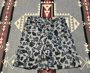 Carhartt Boys Duck Camo Size 10 Pull-On Shorts Gray Stretch Cotton T31 - Picture 1 of 8