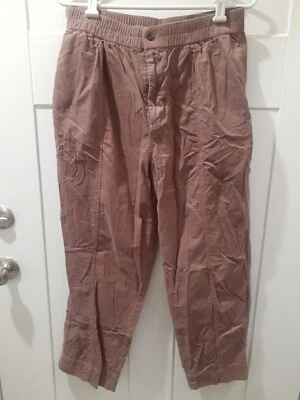  Pantalones cónicos de pana Madewell Fig Algodón M Carpintero NI290 NUEVOS SIN ETIQUETAS Foto 1 de 4