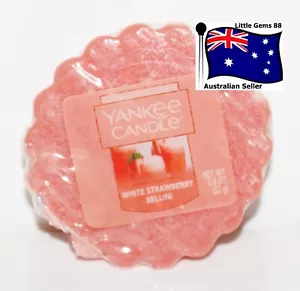 YANKEE CANDLE * White Strawberry Bellini * Tart Melt * COMBINE ON POSTAGE - Picture 1 of 1