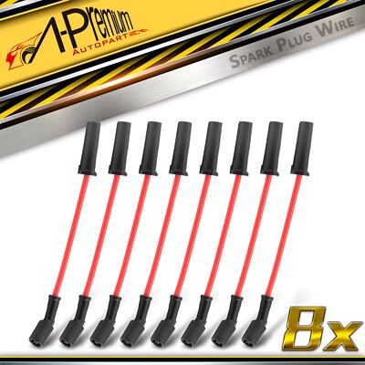 Juego de 8 cables de bujía para Chevy Silverado 1500 Tahoe GMC Savana 1500 Cadillac Foto 1 de 4