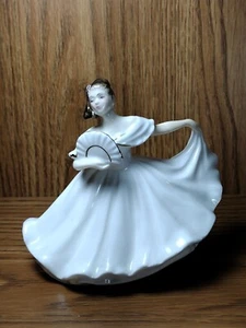 1997 Royal Doulton Figur Elaine HN 3900 Handarbeit neue Farbe weißes Kleid 4" - Bild 1 von 10