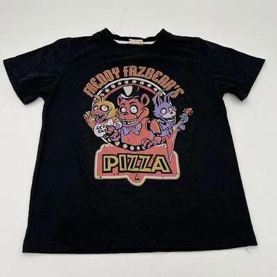 Five Nights at Freddys "Freddy Fazbear's Pizza" T-Shirt Youth SMALL Size 130 6-7 - Image 1 of 4