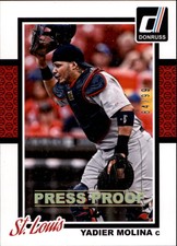 2014 Donruss Press Proofs Gold #51 Yadier Molina /99