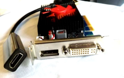 Windows 11 Ready✔️ HP Nvidia GeForce✔️GT 730 2GB SFF Video Card✔️ DVI DP HDMI✔️ - Image 1 of 4