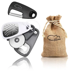 5 Pieces Kitchen Gadgets Set - Space Saving Cooking Tools Accessories Cheese ... - Picture 1 of 8