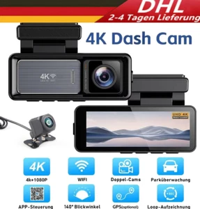 Ultra HD 4K WIFI Autokamera Dashcam GPS 170° Weitwinkel DVR Nachtsicht - Bild 1 von 17