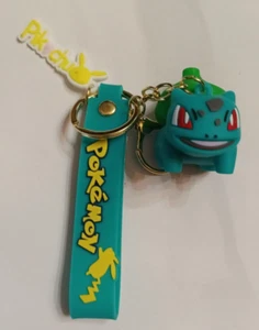 BULBASAUR "POKEMON" KEYCHAIN / BAG CLIP-PVC-3D-NEXT DAY SHIPPING - Picture 1 of 1