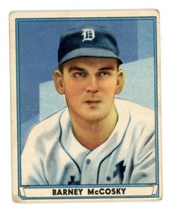 1941 Play Ball BARNEY McCOSKY Tigers #36 VG Condition