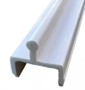 Sliding Screen Door Track 72" White Vinyl - Picture 1 of 4