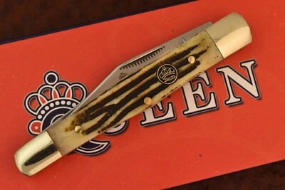 CUCHILLO MEDIO WHITTLER HUESO ACANALADO FONDO INVIERNO REINA ACERO BONITA CAJA ORIGINAL Foto 1 de 4