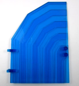 LEGO Trans-Dark Blue Door 1x9x11 with Clips 2596 Set 6195 Neptune Discovery Lab - Picture 1 of 1