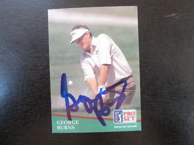 1991 Pro Set # 169 George Burns Autograph Signed Card (B) - Image 1 of 2
