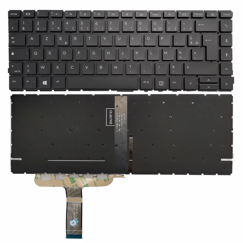  French keyboard FOR HP ProBook 645 640 G8 EliteBook 640 G9 G10 Backlit black - Image 1 of 4
