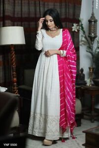 Women Designer Long Kurti Designer Dupatta Bollywood Style Gown Partywear Gown 