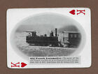 Old French Locomotive Train Panama Canal playing card single swap king - 1 card